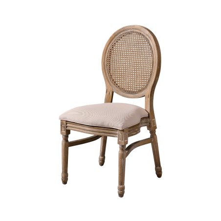 Sedia da matrimonio in legno MEDALION rustico