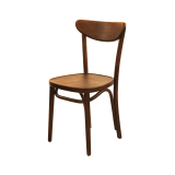 Sedia Da Ristorante In Legno BOOMERANG noce
