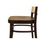 Sedia Da Ristorante In Legno LOOMI 811 Rattan noce