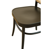 Sedia Da Ristorante In Legno LOOMI 811 Rattan nero