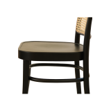 Sedia Da Ristorante In Legno LOOMI 811 Rattan nero