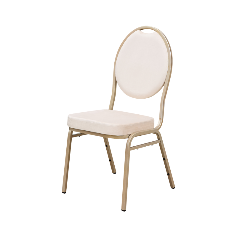 Sedia da banchetto HERMAN MODERN beige velluto