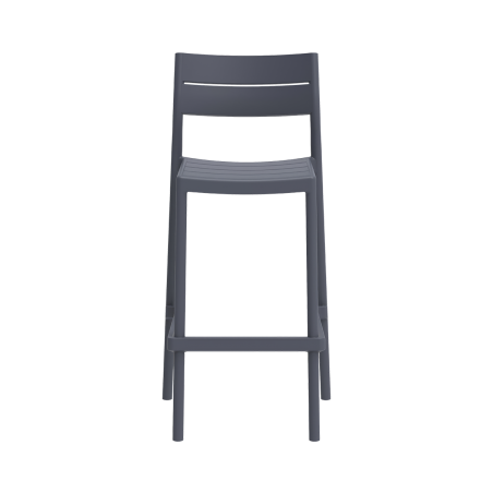 Sedia da birreria CAPRI BAR grigio scuro