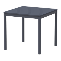 Tavolo per birreria TERRAZZA 80x80 grigio scuro