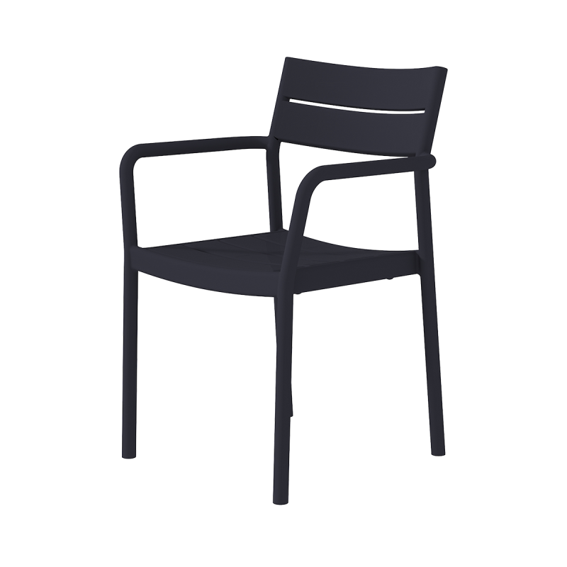 Sedia da birreria CAPRI ARM negro