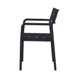Sedia da birreria CAPRI ARM negro