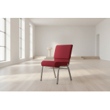 Sedia per chiesa AMBASSADOR rosso