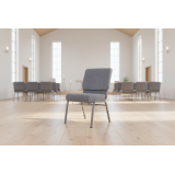 Sedia per chiesa AMBASSADOR grigio