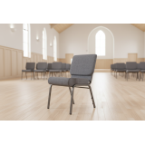 Sedia per chiesa AMBASSADOR grigio