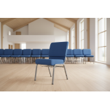 Sedia per chiesa AMBASSADOR blu navy