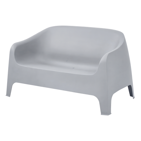 Divano da terrazza DUNA BENCH grigio chiaro