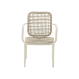Sedia in technorattan DIEGO beige chiaro