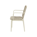 Sedia in technorattan DIEGO beige chiaro