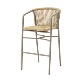 Sedia in technorattan LUIGI BAR beige