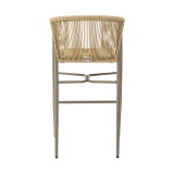 Sedia in technorattan LUIGI BAR beige