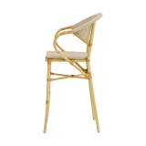 Sedia in technorattan CAMILLO BAR beige