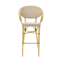 Sedia in technorattan CAMILLO BAR beige