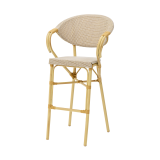 Sedia in technorattan CAMILLO BAR beige
