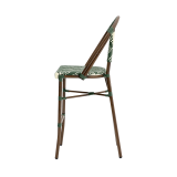 Sedia in technorattan MATTEO BAR verde