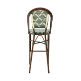 Sedia in technorattan MATTEO BAR verde