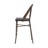 Sedia in technorattan MATTEO BAR marrone