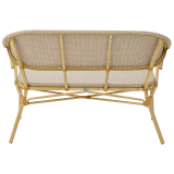 Panchina in technorattan CAMILLO BENCH beige