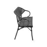 Panchina in technorattan CAMILLO BENCH grafite