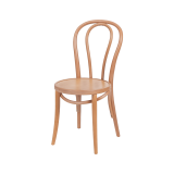 Sedia da ristorante in legno MONET 18 naturale