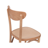 Sedia da ristorante in legno BOOMERANG naturale