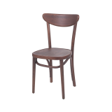 Sedia Da Ristorante In Legno BOOMERANG noce
