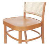 Sedia Da Ristorante In Legno LOOMI 811 BAR Rattan naturale