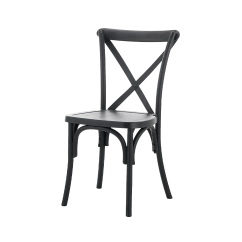 Sedia Per Matrimonio CROSS-BACK WOOD nero