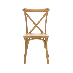 Sedia Per Matrimonio CROSS-BACK WOOD rustico chiaro