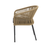 Sedia in technorattan AUGUSTO beige scuro