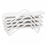 Lettino da piscina in plastica MARINA bianco