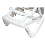 Lettino da piscina in plastica MARINA grijs