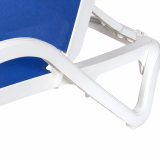 Lettino da piscina in plastica MARINA blauw