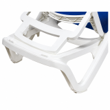 Lettino da piscina in plastica MARINA blauw