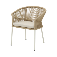 Sedia in technorattan AUGUSTO beige