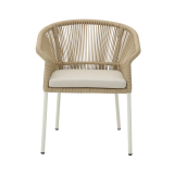 Sedia in technorattan AUGUSTO beige