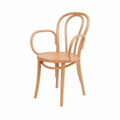 Sedia Da Ristorante In Legno MONET 18 ARM naturale