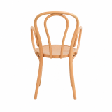 Sedia Da Ristorante In Legno MONET 18 ARM naturale