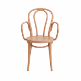Sedia Da Ristorante In Legno MONET 18 ARM naturale