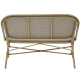 Panchina in technorattan MATTEO BENCH marrone-beige