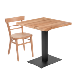 Sedia Da Ristorante In Legno EPIC naturale