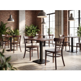 Sedia Da Ristorante In Legno EPIC noce