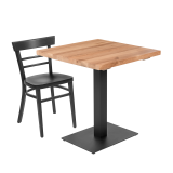 Sedia Da Ristorante In Legno EPIC nero