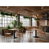 Sedia Da Ristorante In Legno MONET 18 ARM naturale