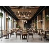 Sedia Da Ristorante In Legno LOOMI 811 ARM Rattan noce