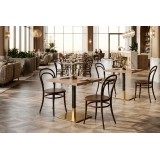 Sedia Da Ristorante In Legno ICONIC noce